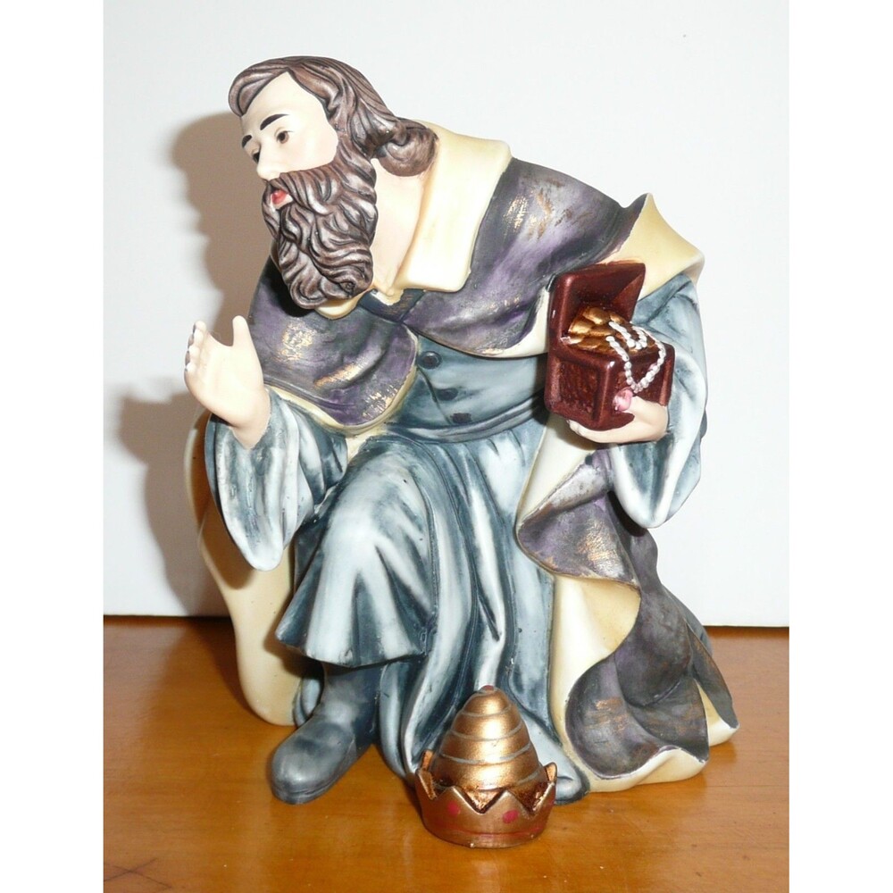 VTG Grandeur Noel Porcelain Nativity Set 2001 Replacement Wiseman King Melchior
